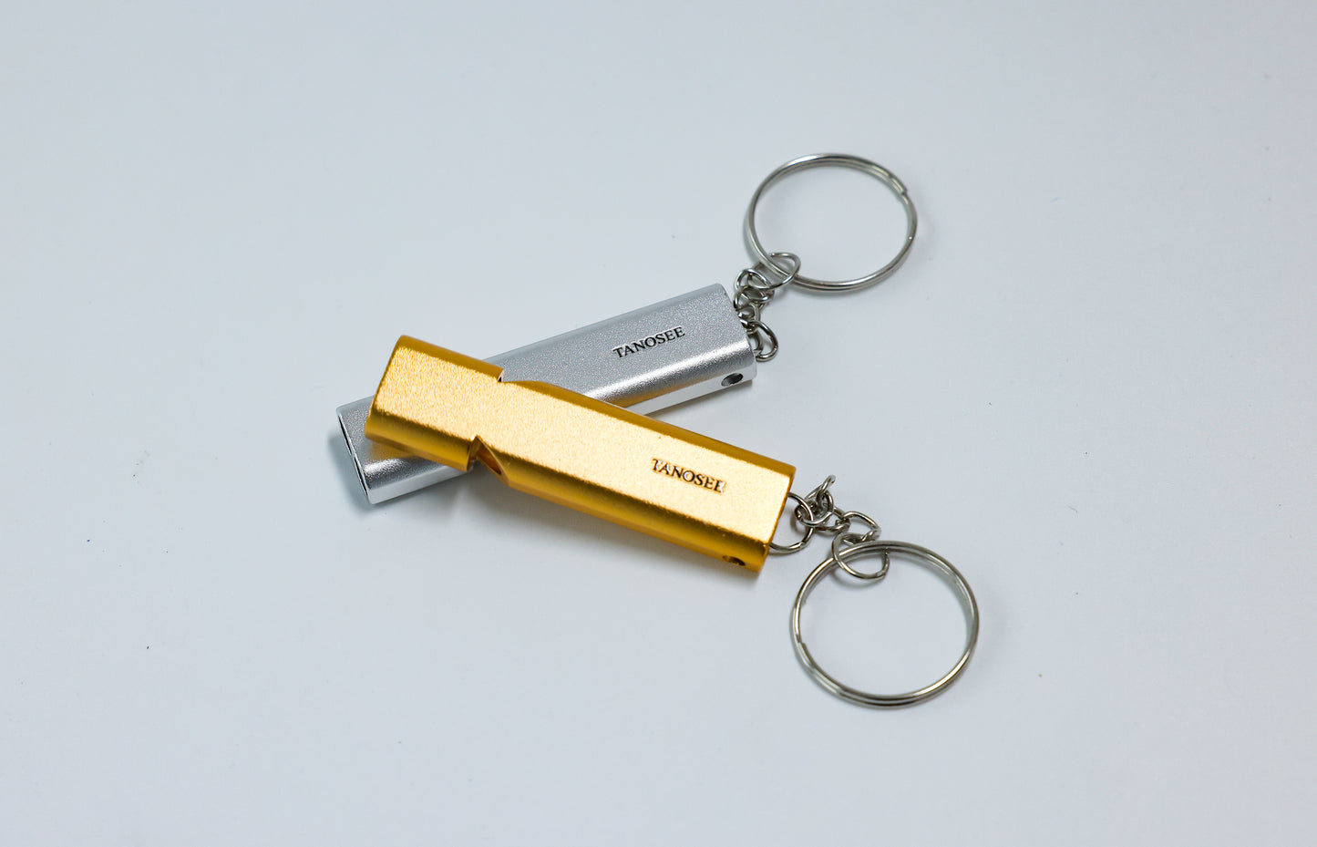 TANOSEE All-Metal Emergency Survival Whistle - 120dB Loud Alarm for Outdoor Sports/Camping/Hiking Safety