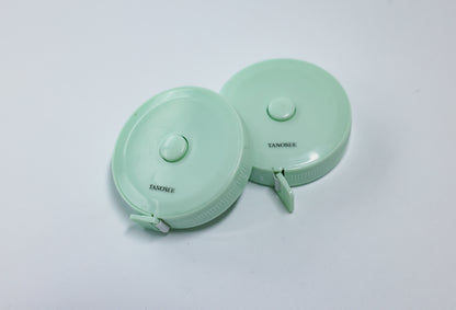 TANOSEE Retractable Soft Measuring Tape - Body Measurement Tool with Dual Scale (Inch/cm) for Sewing & Tailoring