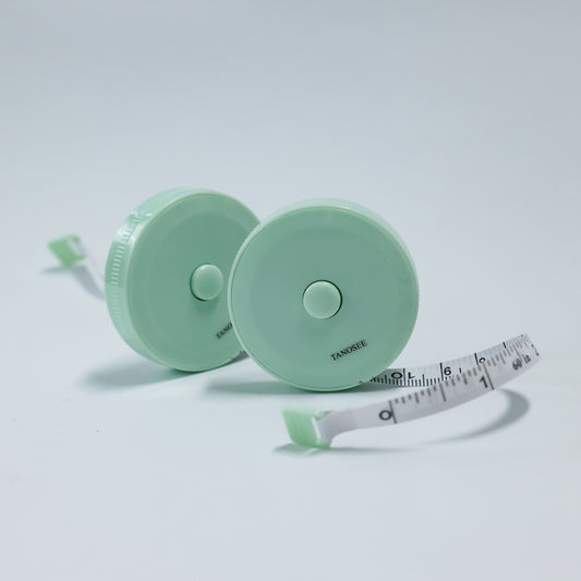 TANOSEE Retractable Soft Measuring Tape - Body Measurement Tool with Dual Scale (Inch/cm) for Sewing & Tailoring