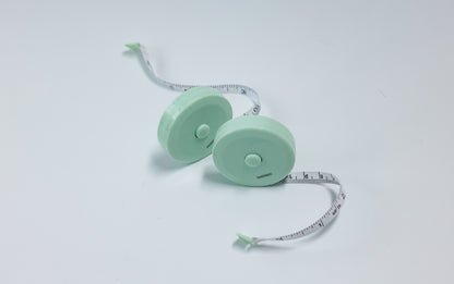 TANOSEE Retractable Soft Measuring Tape - Body Measurement Tool with Dual Scale (Inch/cm) for Sewing & Tailoring