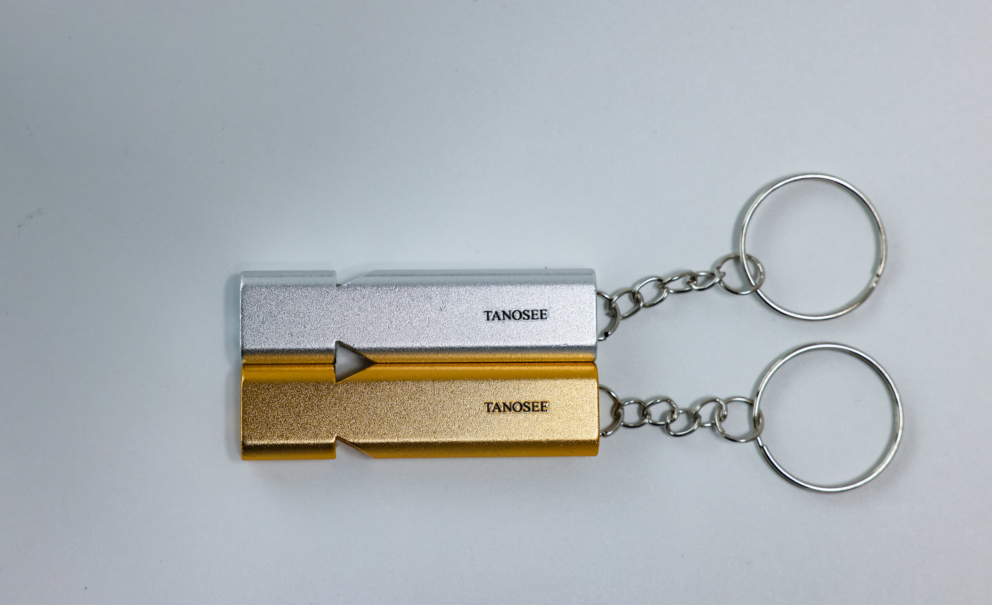 TANOSEE All-Metal Emergency Survival Whistle - 120dB Loud Alarm for Outdoor Sports/Camping/Hiking Safety