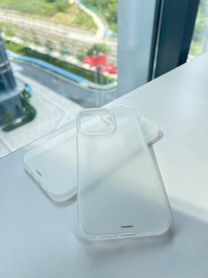 TANOSEE 16 pro max mobile phone case new frosted transparent mobile phone case bare phone feel