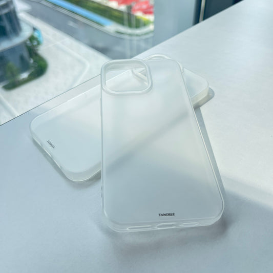 TANOSEE 16 pro max mobile phone case new frosted transparent mobile phone case bare phone feel
